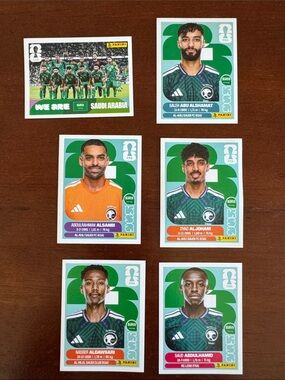 Panini 2026 FIFA World Cup Saudi Arabia Stickers